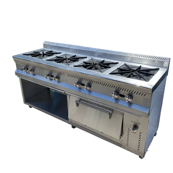 ESTUFA 4 PUESTOS CON HORNO