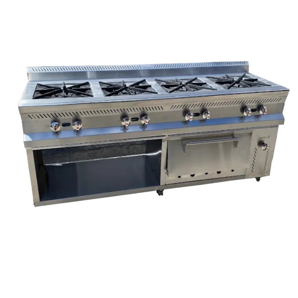 ESTUFA 4 PUESTOS CON HORNO